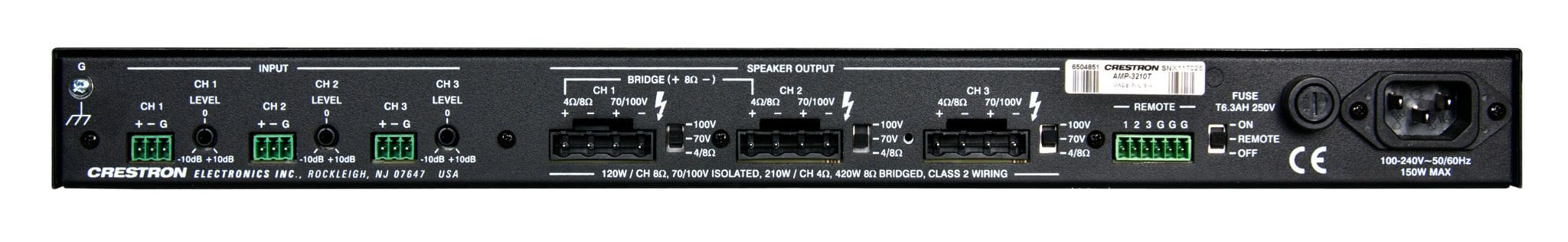 Mode d'emploi Crestron AMP-2210S (24 des pages